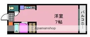 アップルコート紫原Ⅱ【3階】の間取り