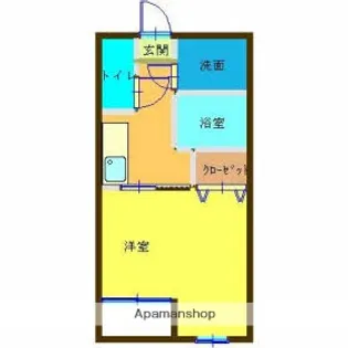 リバーサイドMK【3階】の間取り