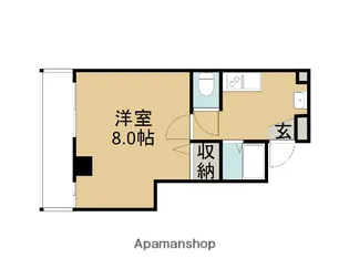 VILLA加治屋【601号室】の間取り