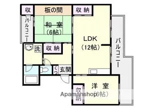 ファミーユ清和【1階】の間取り