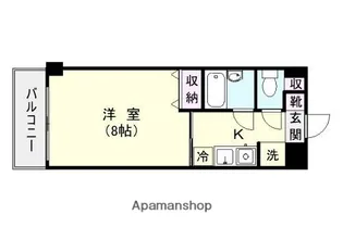 リードIN荒田【5階】の間取り