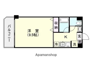 リードIN荒田【7階】の間取り