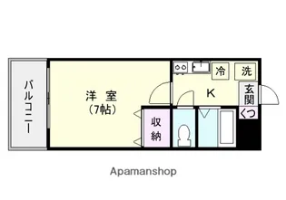 アーバンライフ東邦ビル【5階】の間取り