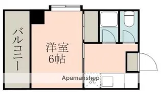 リード上本町【2階】の間取り