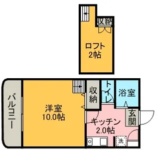 フェアリー桜ヶ丘【1階】の間取り