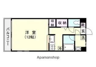 キャベンディッシュ【3階】の間取り