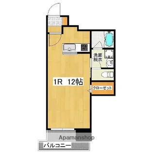 プラウディア上之園【4階】の間取り