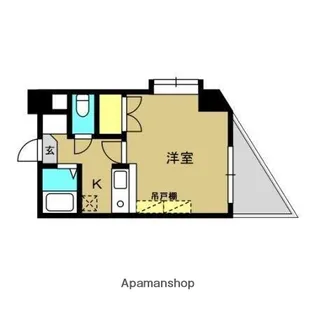 六本木ビル【301号室】の間取り