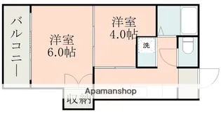 坂口ハイツ【1階】の間取り