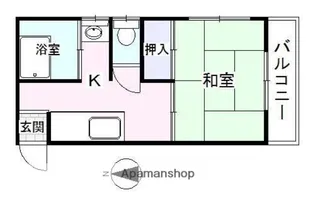 下荒田Nビル【203号室】の間取り