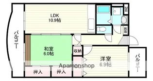 パル・あじさい【3階】の間取り