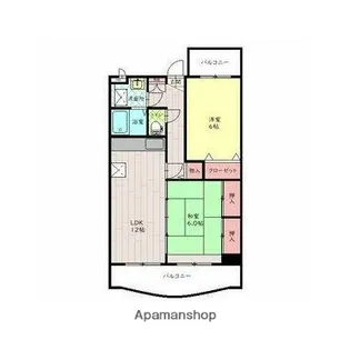 パル・あじさい【1階】の間取り