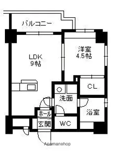 さくらヒルズ樋之口壱番館【8階】の間取り