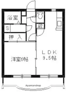 クール永吉【205号室】の間取り