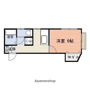サンライズ寿【1階】の間取り