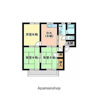 メゾニティ21【202号室】の間取り