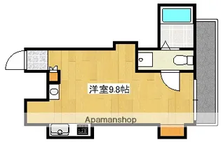 ルフォンT平之町【2階】の間取り