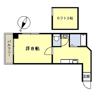 丸善高麗ハイツ【404号室】の間取り
