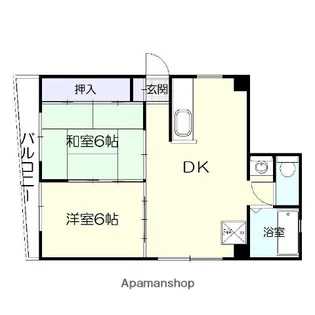 カペラホリエ【2階】の間取り
