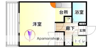 ジャルダン・フリューリー・ドーソンⅡ【2階】の間取り