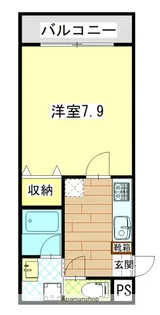 コンフォール上荒田【2階】の間取り