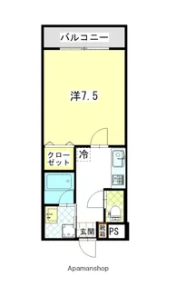 コンフォール上荒田【3階】の間取り