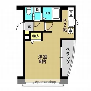 1Kの間取り画像