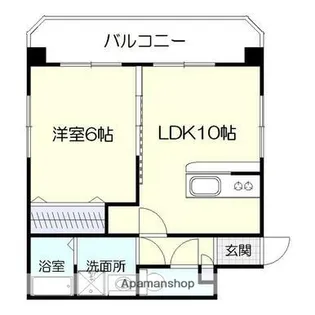 プロムナードK【5階】の間取り