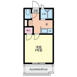 ウイング郡元【1階】の間取り