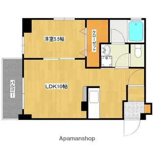 ロータスエイト【2階】の間取り