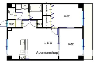 カーサフェリース天保山【501号室】の間取り