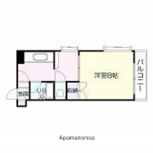 エクステンド武町【6階】の間取り