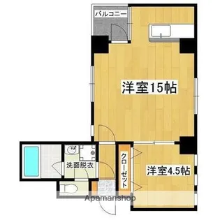 マリンステージKT【6階】の間取り