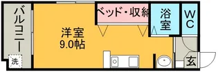 第2津曲コーポ【507号室】の間取り