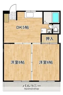 松山ビル【2階】の間取り