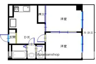 ブルースター清水町【3階】の間取り