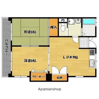 第2鶴栄ビル【102号室】の間取り