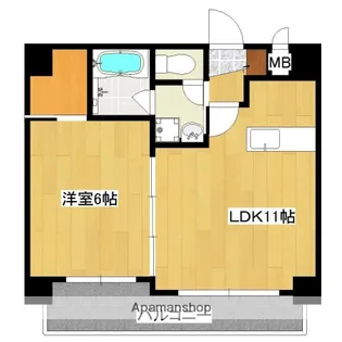 グランパルク柊館【5階】の間取り