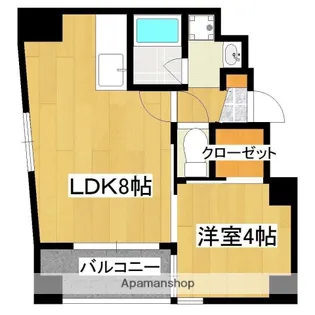 パースアベニューⅡ【4階】の間取り