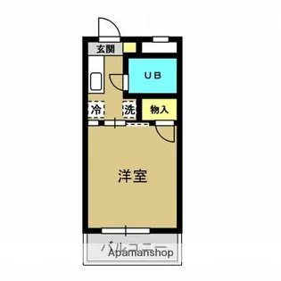 スカイパレス【2階】の間取り