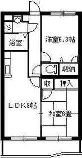 ラポール伊敷【105号室】の間取り