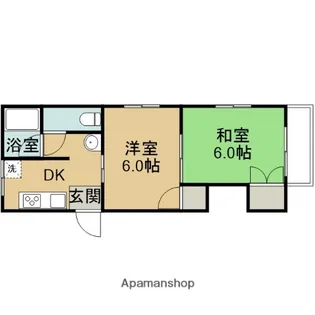 サンテラス宇宿【2階】の間取り