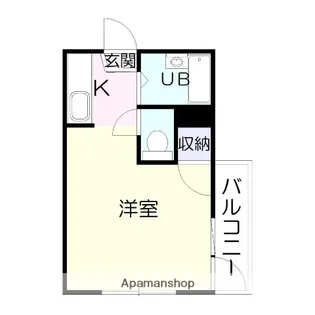 セレンディー小松原【413号室】の間取り