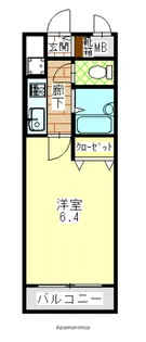 ライオンズマンション西千石【9階】の間取り