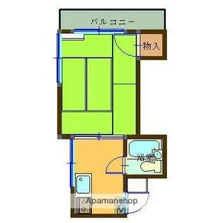 二宮アパート【203号室】の間取り