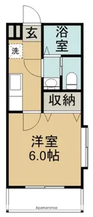 れいめい上荒田【1階】の間取り