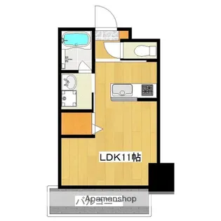 レーブコート西千石【3階】の間取り