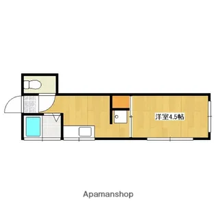 第6濵田ビル【202号室】の間取り