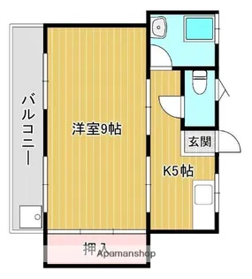 メゾン照国【3階】の間取り