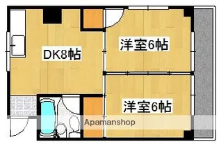 ハイムTOMO【303号室】の間取り